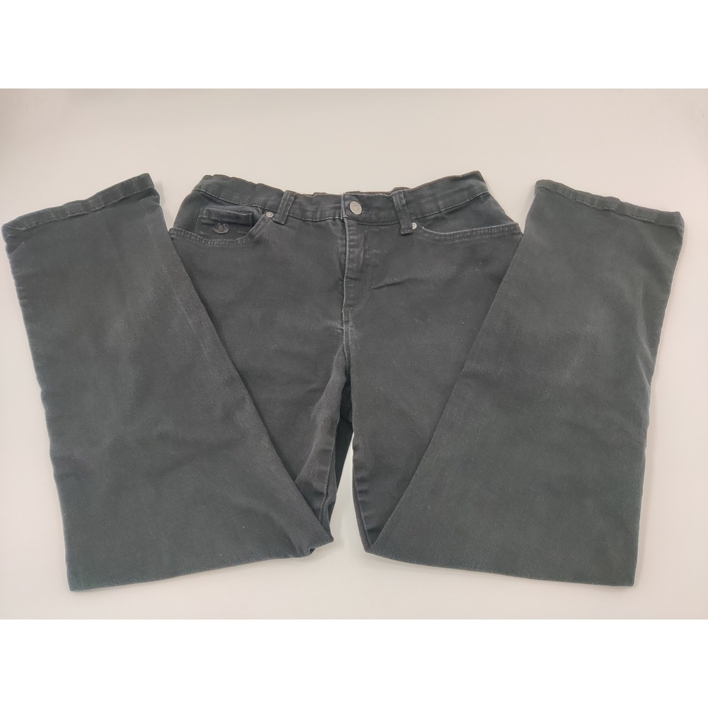 Gloria Vanderbilt Amanda Black Bootcut Jeans Size 6 Women's